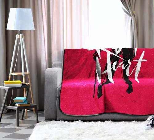 Miniatura 6 de Jay Franco Disney Cruella - Manta de corazón rebelde, mide 62 x 90 pulgadas, ropa de cama para niños, forro polar súper suave resistente a la Rojo