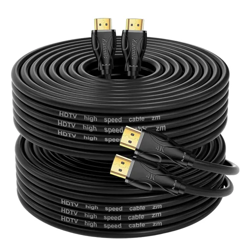 Miniatura 10 de Cable HDMI 4K de 20 pies, cables HDMI 2.0 de alta velocidad y 4K a 60Hz 2K 1080P, conectores chapados en oro de ultra alta velocidad, cable hdmi