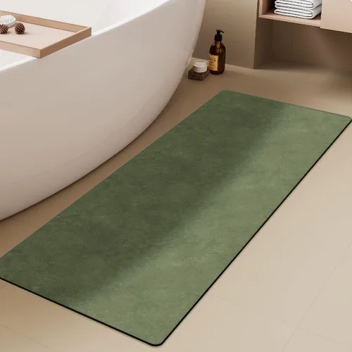 Miniatura 31 de TYUU Tapete de Baño de Halloween, Alfombra de Baño de Halloween Delgada Antideslizante de Secado Rápido Tapete de Baño de Murciélago que Cabe Debajo