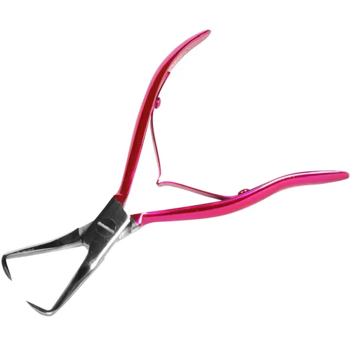 Miniatura 2 de Alicates de extensión de cabello con micro anillo, kit de herramientas para abridor de cuentas (rosa impactante)