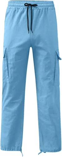 Miniatura 2 de EELHOE Men Cargo Pants Lightweight Ripstop Relaxed Fit Trousers Outdoor Hiking Casual Bottom Pant with Multi Pockets