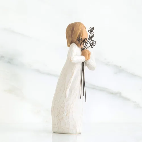 Miniatura 4 de Willow Tree Friendship, figura esculpida pintada a mano