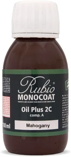 Miniatura 42 de Rubio Monocoat Muestra de Acabado de Aceite para Madera - Puro Aceite Plus Parte A Aceite de Linaza de Secado Rápido y Ecológico para Uso Pure