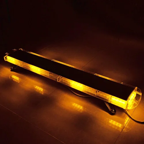 Miniatura 3 de CORP Combo ámbar de advertencia de emergencia de 51 pulgadas 96 LED barra de luz estroboscópica en la azotea con 8 piezas ultra fina de 20 LED flash