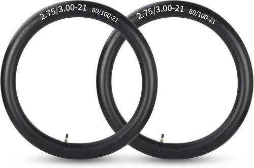 Miniatura 10 de GICOOL 2.50/2.75-14” (60/100-14) Cámaras interiores de repuesto para moto de cross, paquete de 2 con válvula TR4, compatible con motos de cross