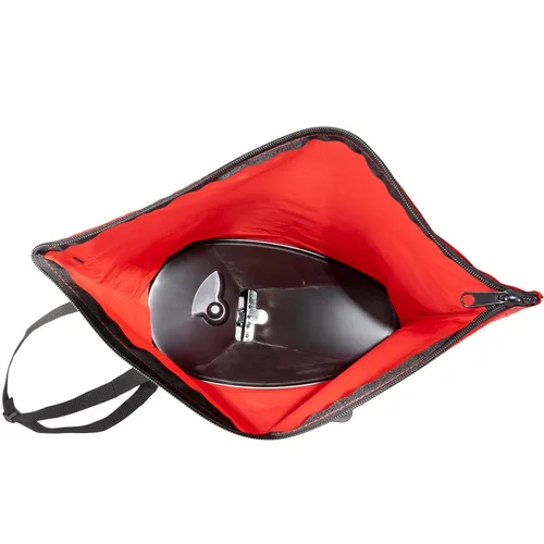 Miniatura 7 de EarthWay 2750 25 libras Bolsa sembradora/abonadora de nylon con cómoda correa cruzada para el hombro, rojo con colocación precisa con control