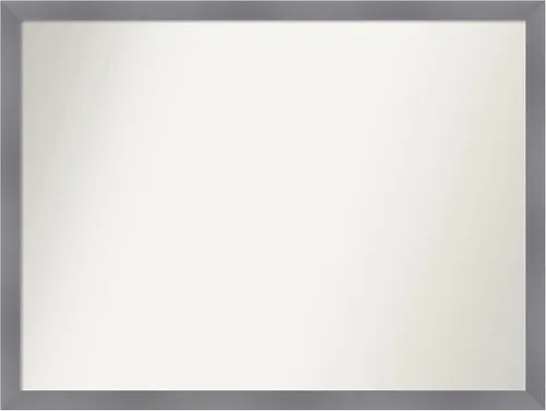 Miniatura 476 de Amanti Art Espejo personalizado, espejo de baño gris plomo a rayas, espejo de pared o espejo de tocador de baño sobre el fregadero