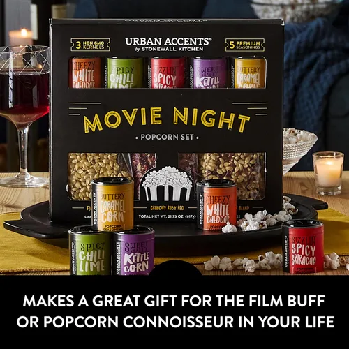 Miniatura 9 de Urban Accents MOVIE NIGHT™ Palomitas de maíz y palomitas de maíz paquete variado (juego de 8) – 3 paquetes de palomitas de maíz sin transgénico y 5