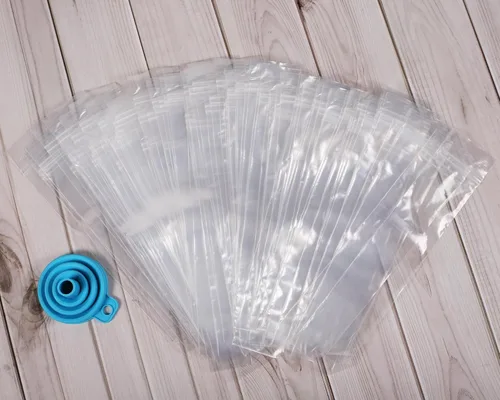 Miniatura 4 de 150 bolsas desechables para moldes de paletas de hielo, vienen con un embudo, tubos de congelador sin BPA, bocadillos saludables, yogur, jugo