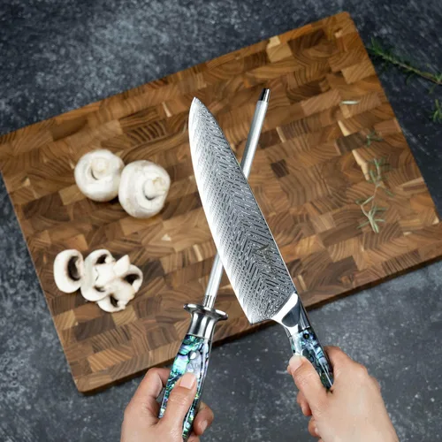 Miniatura 3 de SENKEN - Cuchillo profesional de esmeril de acero para afilar, increíblemente fuerte para afilar y afilar cuchillos de hasta 63 HRC incluyendo todos