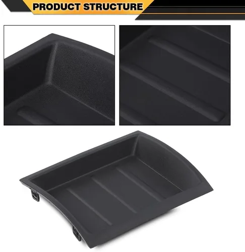 Miniatura 4 de CNNELL Caja de almacenamiento de bisel superior para salpicadero, color negro, compatible con Nissan Xterra 2005-2013/compatible con Nissan