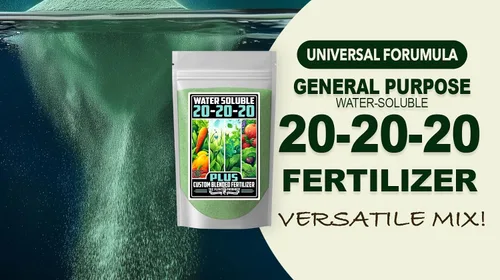 Miniatura 2 de Fertilizante de Grado Comercial 20-20-20 Plus 1 Libra Fertilizante Soluble en Agua para Plantas Fórmula Equilibrada con Micronutrientes