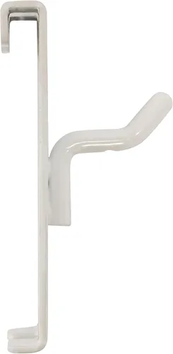 Miniatura 6 de VICTORY DISPLAY & STORE FIXTURE MFG Gancho para panel de rejilla de acero de grado comercial de 1 pulgada de largo, resistente - Muestra el Negro