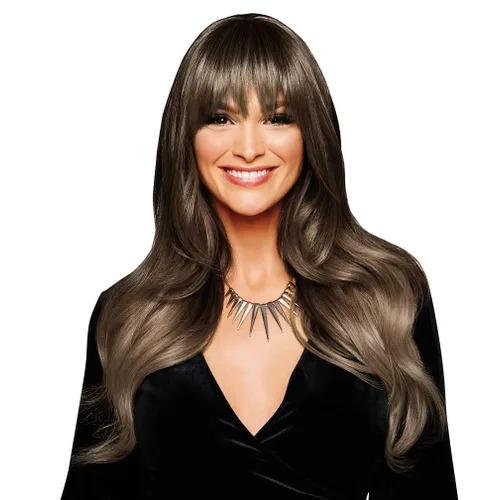 Miniatura 11 de Hairdo Trendy Fringe Just Bangs Hairpiece Add-On por Hairuwear, R10 Castaño