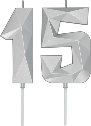 Miniatura 280 de DERVENTA Velas de cumpleaños con números grandes, 3D, color rosa, 3.7 pulgadas, decoración para tartas de fiesta, 1 pieza (número 3 rosa)