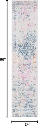 Miniatura 305 de Safavieh - Alfombra decorativa de la colección Tulum, modelo TUL264F, estilo marroquí, bohemio y desgastado, no suelta pelusa, para sala, vestíbulo