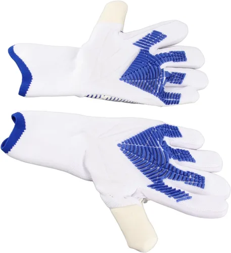 Miniatura 5 de Guantes de portero de fútbol con agarre de palma fuerte, protección para los dedos, antideslizante, látex, nailon, transpirable, guantes de portero