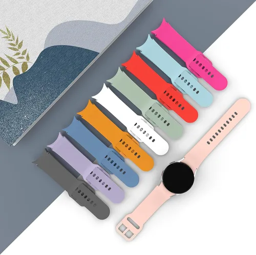 Miniatura 3 de Paquete de 10 correas sin huecos compatibles con Samsung Galaxy Watch 7/FE/ 6/5/4 de 1.575 in y 1.732 in, Galaxy Watch 5 Pro de 1.772 pulgadas