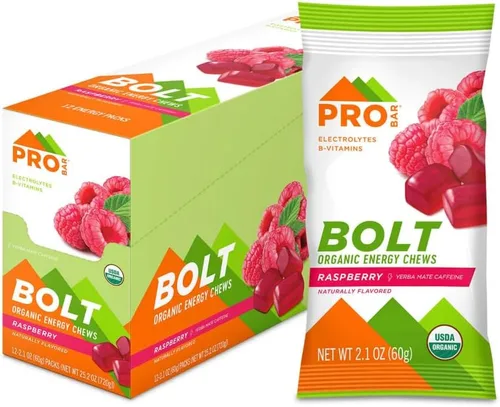 Miniatura 10 de PROBAR Bolt Energy - Paquete variado de gomitas deportivas veganas orgánicas con electrolitos y vitaminas B para correr y ciclismo, combustible