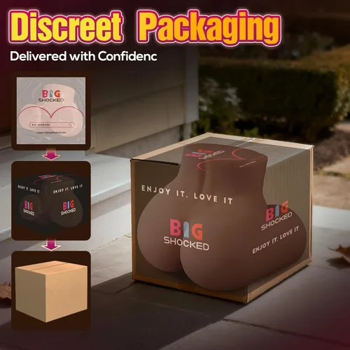 Miniatura 6 de BIG SHOCKED Muñeca Sexual de Bronce Juguetes Sexuales Masculinos, Muñecas Sexuales Realistas de Trasero Rebotante 5.8 Libras Masturbador Sexual