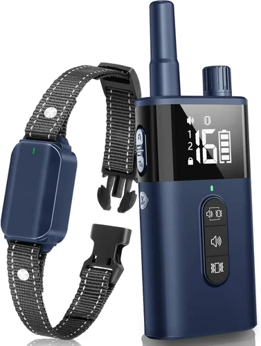 Miniatura 8 de Collar de entrenamiento para perros con control remoto para 2 perros, 10-120 libras, 3300 pies, impermeable, sin golpes, collar de perro vibratorio
