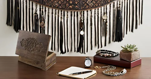 Miniatura 3 de Grandes ideas de regalo de cumpleaños, caja de joyería decorativa hecha a mano con cerradura y llave, organizador de joyas, caja de recuerdos, caja