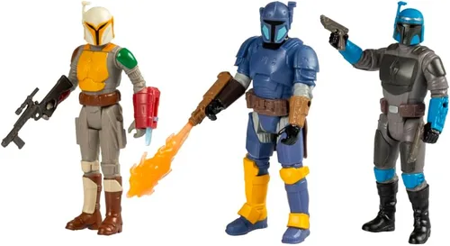 Miniatura 5 de STAR WARS Epic Hero Series Unite The Clans Pack, Paz Vizsla, Mandalorian Warrior, Axe Woves - Figuras de acción de 4 pulgadas, juguetes para niños