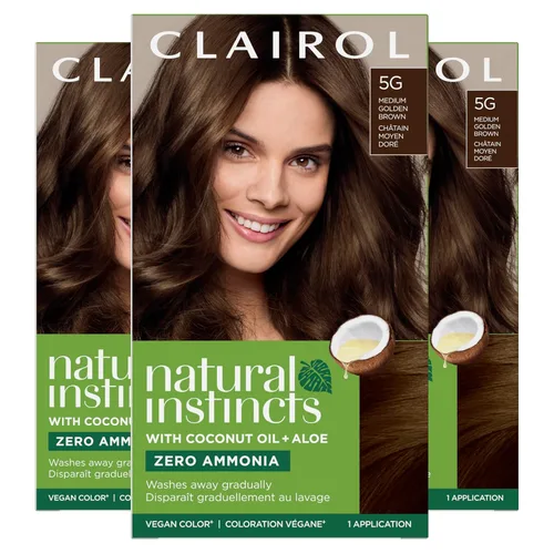 Miniatura 23 de Clairol Natural Instincts - Tinte semipermanente para el cabello, color negro azul 2BB, paquete de 1 unidad 2BB Azul Negro