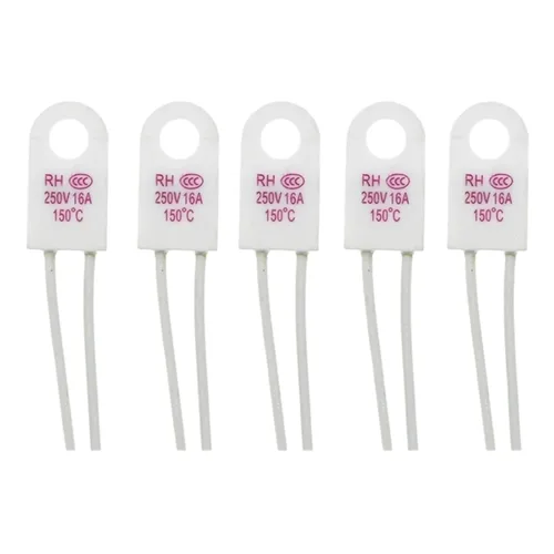5PCS RH/Tf RH 135C RH 135 Celsius 13 5Degree RH135 15A 250V Temperature Fuse Thermal Links Over Temperature Protector(RH115 15A)