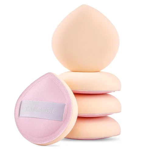 Miniatura 11 de COOL-ANGLE Paquete de 4 Esponjas de Maquillaje Rosa Para Base, Corrector y Polvo, Esponja Mezcladora Sin Látex Para Maquillaje Natural y Fácil, a2