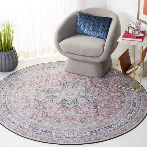 Miniatura 10 de SAFAVIEH Alfombra lavable Tucson Collection - 6 x 9 pies, resistente al óxido y salvia, antideslizante, ideal para zonas de alto tráfico en sala