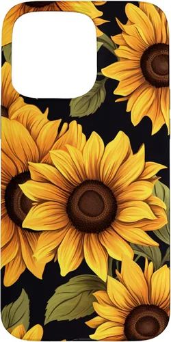 Miniatura 30 de Funda para iPhone 13 Pro Max Aesthetic Sunflowers y Wild Flower