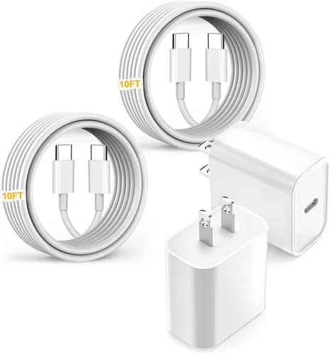 Miniatura 8 de Paquete de 2 cargadores rápidos USB C para iPad Pro 13 (M4)/iPad Pro 12.9/11 en 2025-2018, iPad Air 6th (M2)/5th/4 10.9 pulgadas, iPad 11/10/Mini