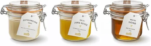 Miniatura 8 de Le Parfait Super Terrine Jar 4oz (125ml) (Packo de 4) Tarro de vidrio francés, sello de goma hermético y tapa de vidrio Tarros de vidrio