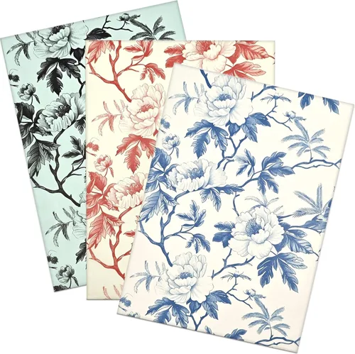 Miniatura 24 de 30 hojas de papel de seda de oro rosa para bolsas de regalo, hojas de ginkgo metálicas, diente de león, papel de seda a granel, papel de seda Hoja