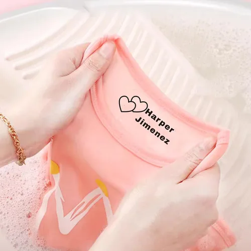Miniatura 2 de Sello de nombre para ropa de niños, sellos personalizados, sello de nombre personalizado para ropa de bebé. Sellos de jardín de infantes y hogares
