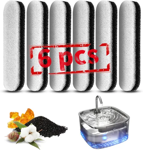 Miniatura 4 de Bomba de repuesto para fuente de agua para gatos, bomba ultra silenciosa con luz LED, compatible con fuente de agua MAILOFY WF220 para gatos de 75