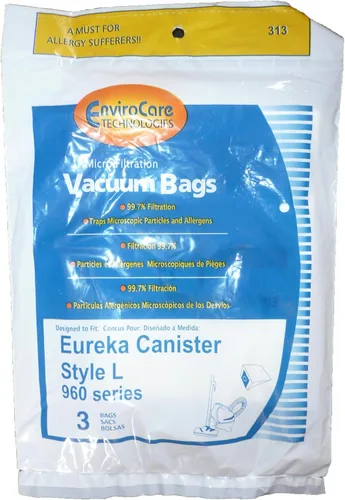 Miniatura 2 de EnviroCare Bolsas de vacío de microfiltración de repuesto hechas para adaptarse a Eureka Style L 930, 965 Series 9 Pack