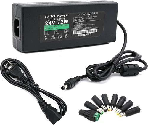 Miniatura 7 de Adaptador de fuente de alimentación DC 24V 1A 24W Interruptor transformador AC 110V/220V a DC 24V 1amp Convertidor de conmutación Controlador LED