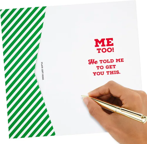 Miniatura 6 de Hallmark - Paquete de tarjeteros para dinero de Navidad o tarjetas de regalo, Buddy el Elfo (6 tarjetas navideñas con sobres)
