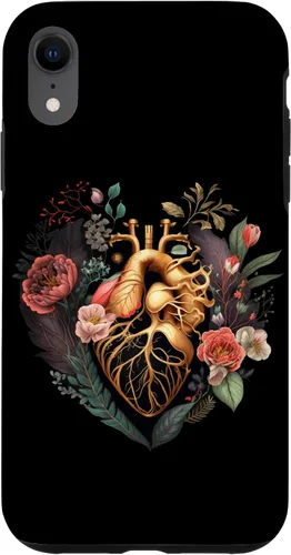 Miniatura 25 de Anatomical Heart and Flowers for Your Love Case for iPhone 17