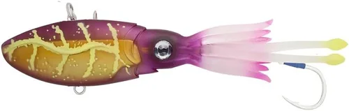Miniatura 39 de Nomad Design Señuelo de pesca vibratorio patentado original de Squidtrex – Señuelo de plástico suave TPE con aroma añadido para agua salada con Cali
