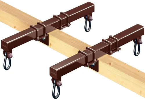 Miniatura 8 de Swurfer Soporte de conversión Swingset, sin árbol, sin problema, convierte tu columpio en un Swurfset, soporte para planeador de caballos resistente