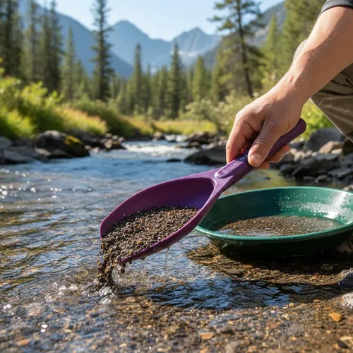 Miniatura 9 de Gold Prospecting Paydirt Scoop Pala de mano de plástico duradero Herramienta ligera para cacerear, dragar y cavar grietas