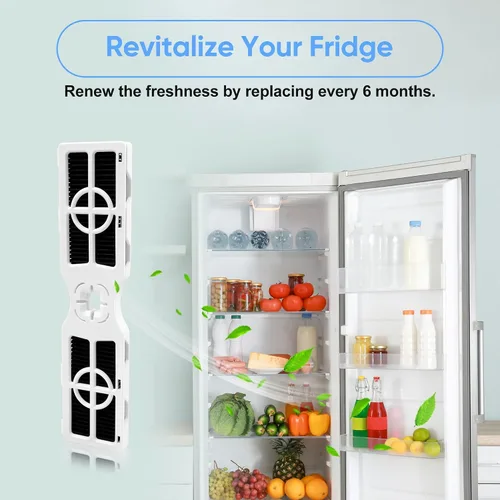 Miniatura 4 de Paquete de 3 filtros de aire de repuesto para refrigerador AF-2 RAF-2 compatibles con filtro de aire Frigidaire FRGPAAF2 PureAir para refrigerador