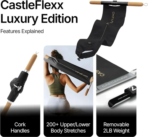 Miniatura 2 de CastleFlexx Mobility and Full Body Strengthening Device Negro