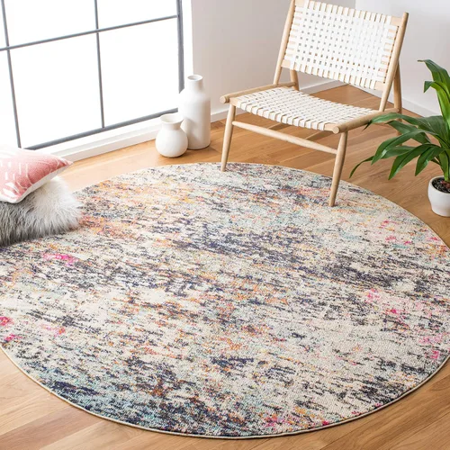 Miniatura 57 de SAFAVIEH Colección Madison - Alfombra de acento 2'2" x 4', negro y dorado, diseño abstracto moderno, no desprende pelusa y fácil cuidado, ideal