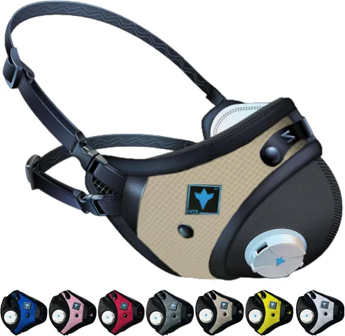 Miniatura 12 de RZ Mask RZM3 - Patented Dust Mask w/ 99.9% Carbon Filtration, Anti Fogging, 360° Seal with 3 Straps, 50% Better Breathability Amarillo