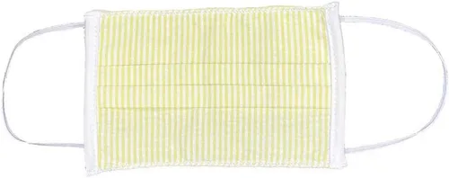 Miniatura 8 de Avery Hill Tapabocas en tela de algodón, lavable, reutilizable, protección contra el polvo y polución, Fishbone Turquesa Bronceado