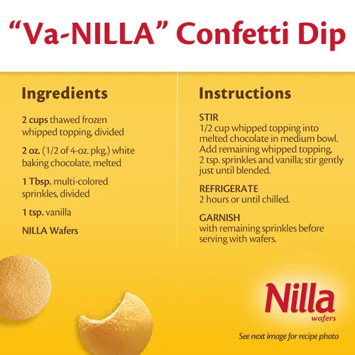 Miniatura 10 de Galletas Nilla Wafers, Vainilla, 15 oz Tamaño Familiar Paquete de 2